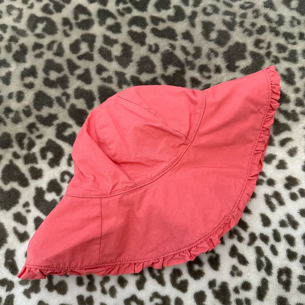 Gymboree Mermaid Ruffle Sun Hat in Pink Size 12-24 months